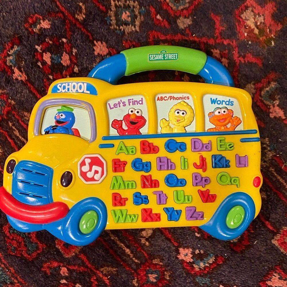Sesame Street Alphabet School Bus Sounds Phonics Learning